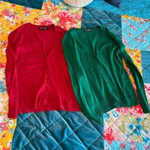 NEW YORK & COMPANY Bundle of Cardigans (2)